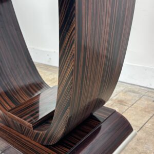 Alternative view of Table guéridon époque Art Déco en Ebène de Macassar 1930