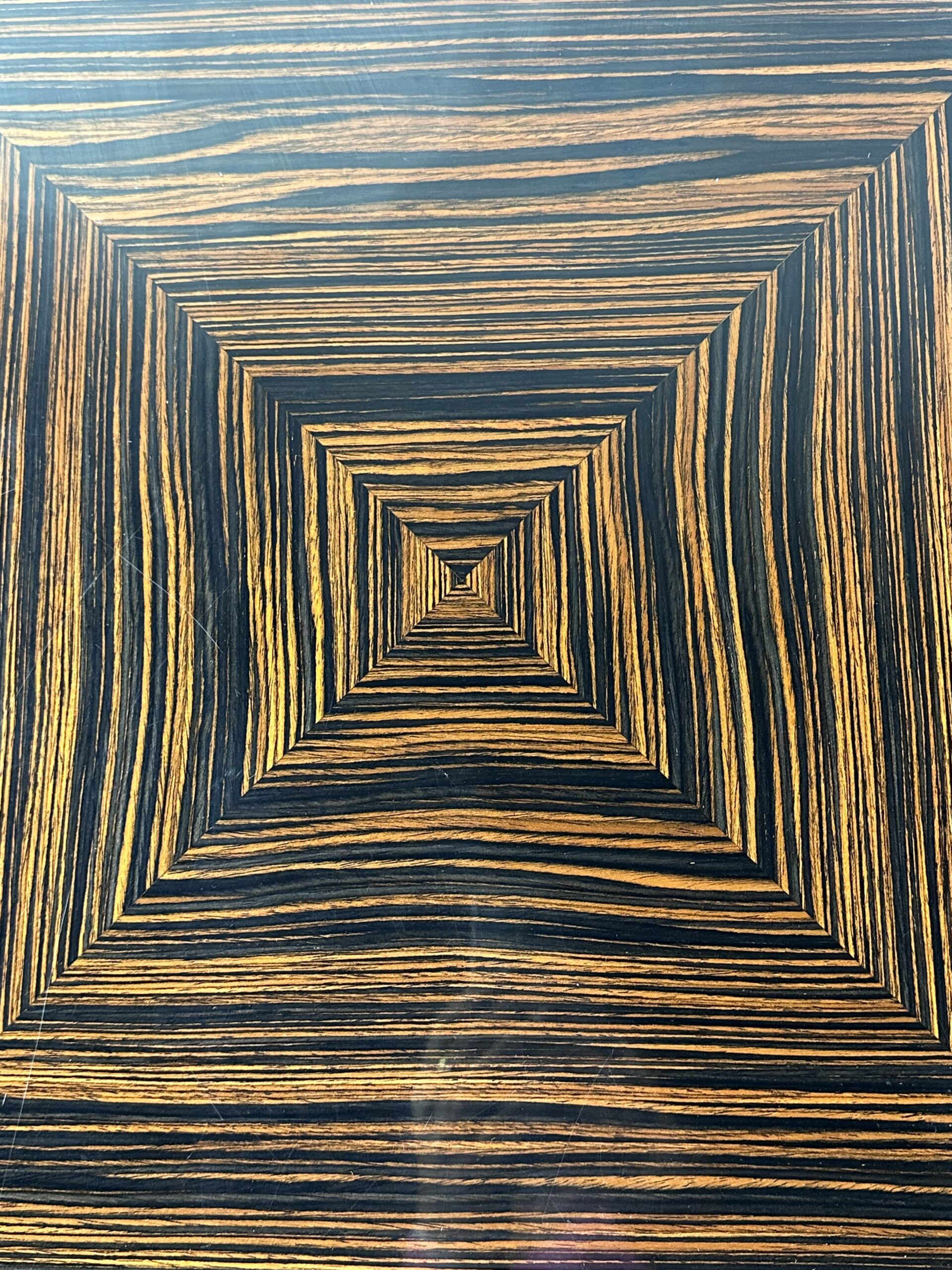 Table guéridon époque Art Déco en Ebène de Macassar 1930 – Image 5