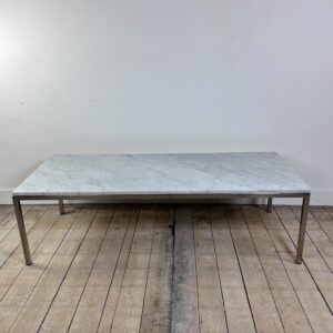 Table basse en marbre Knoll Int années 70 vintage