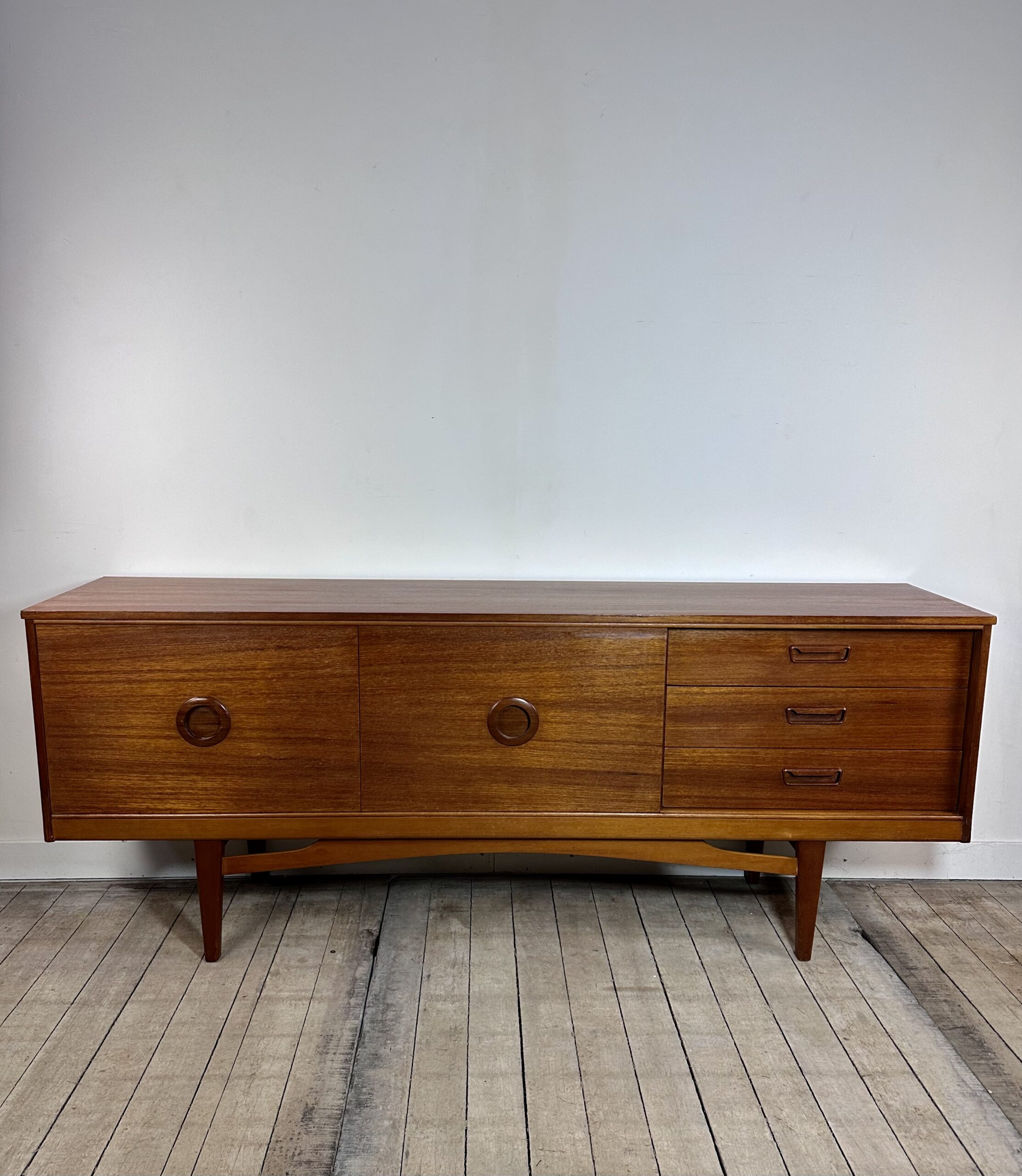 Enfilade scandinave en teck 1960 – Image 15