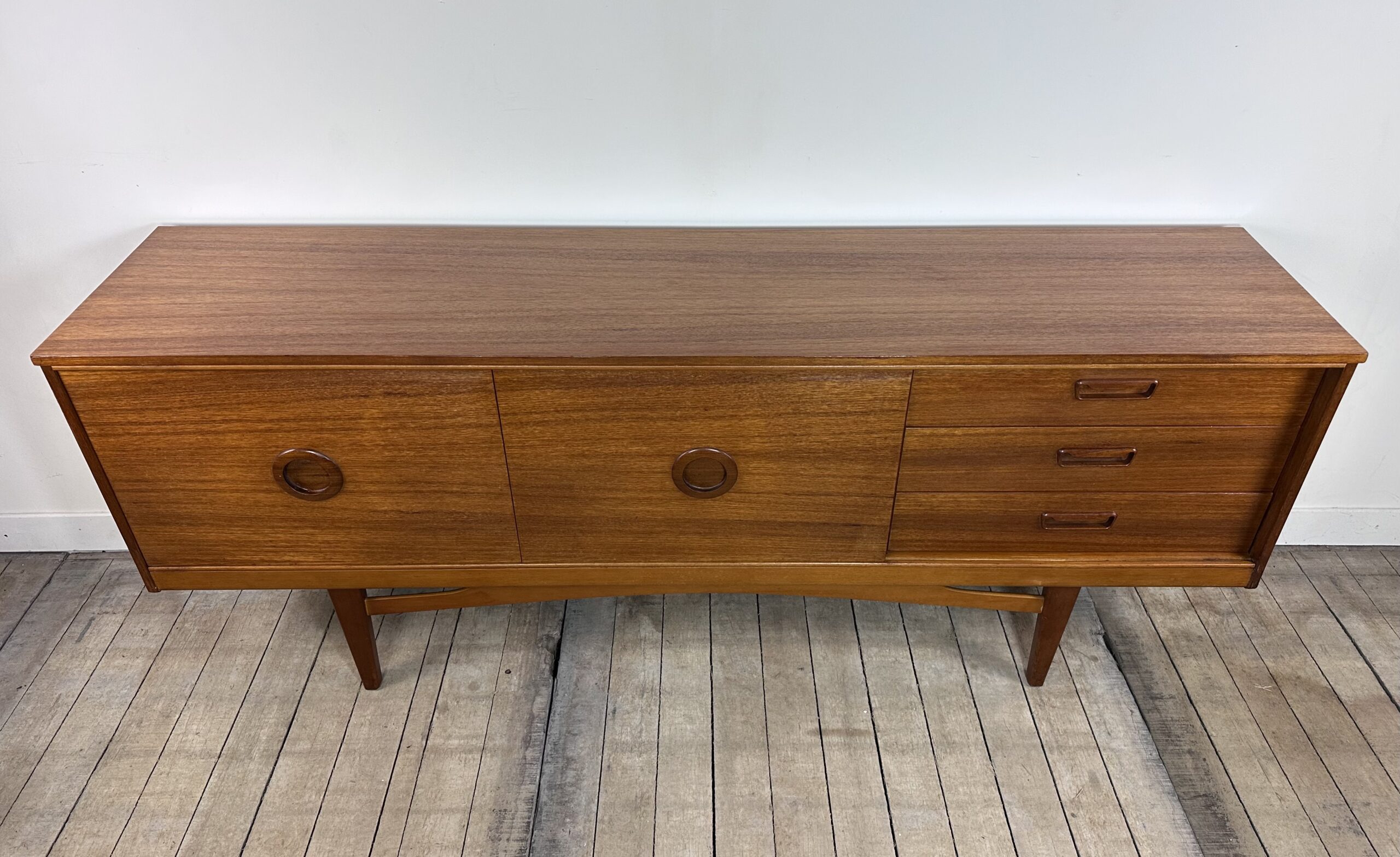 Enfilade scandinave en teck 1960 – Image 6