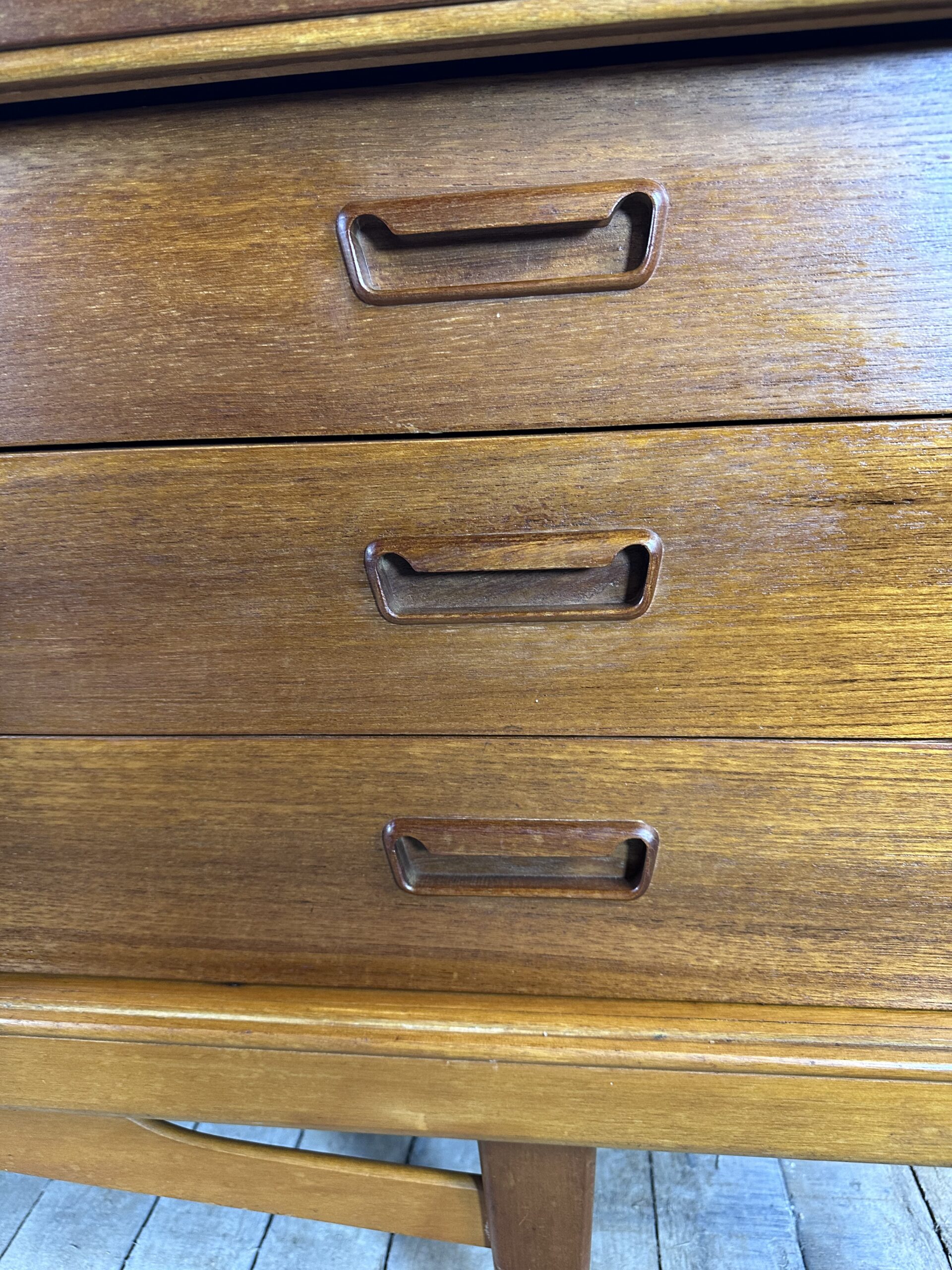 Enfilade scandinave en teck 1960 – Image 14