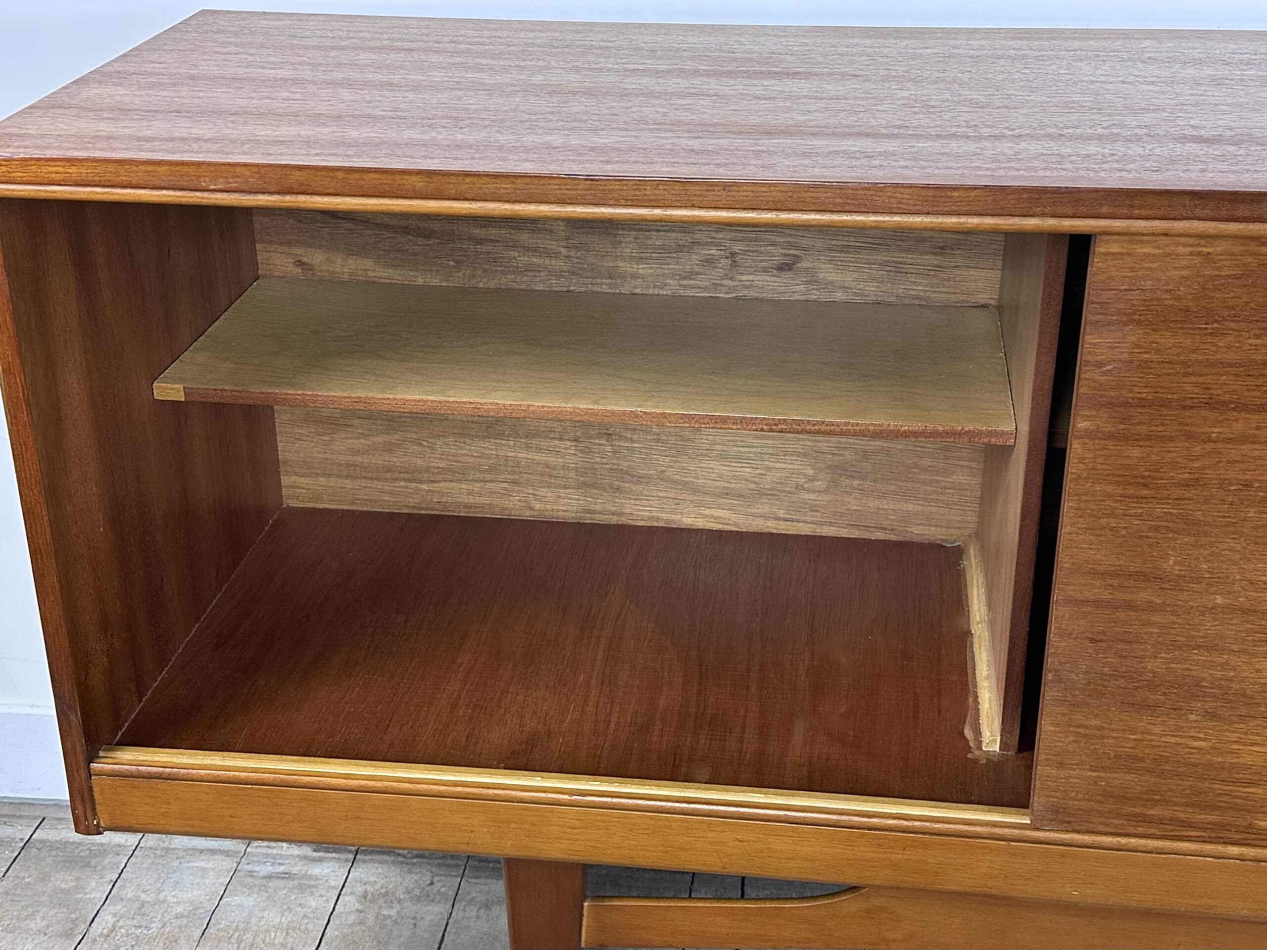 Enfilade scandinave en teck 1960 – Image 5