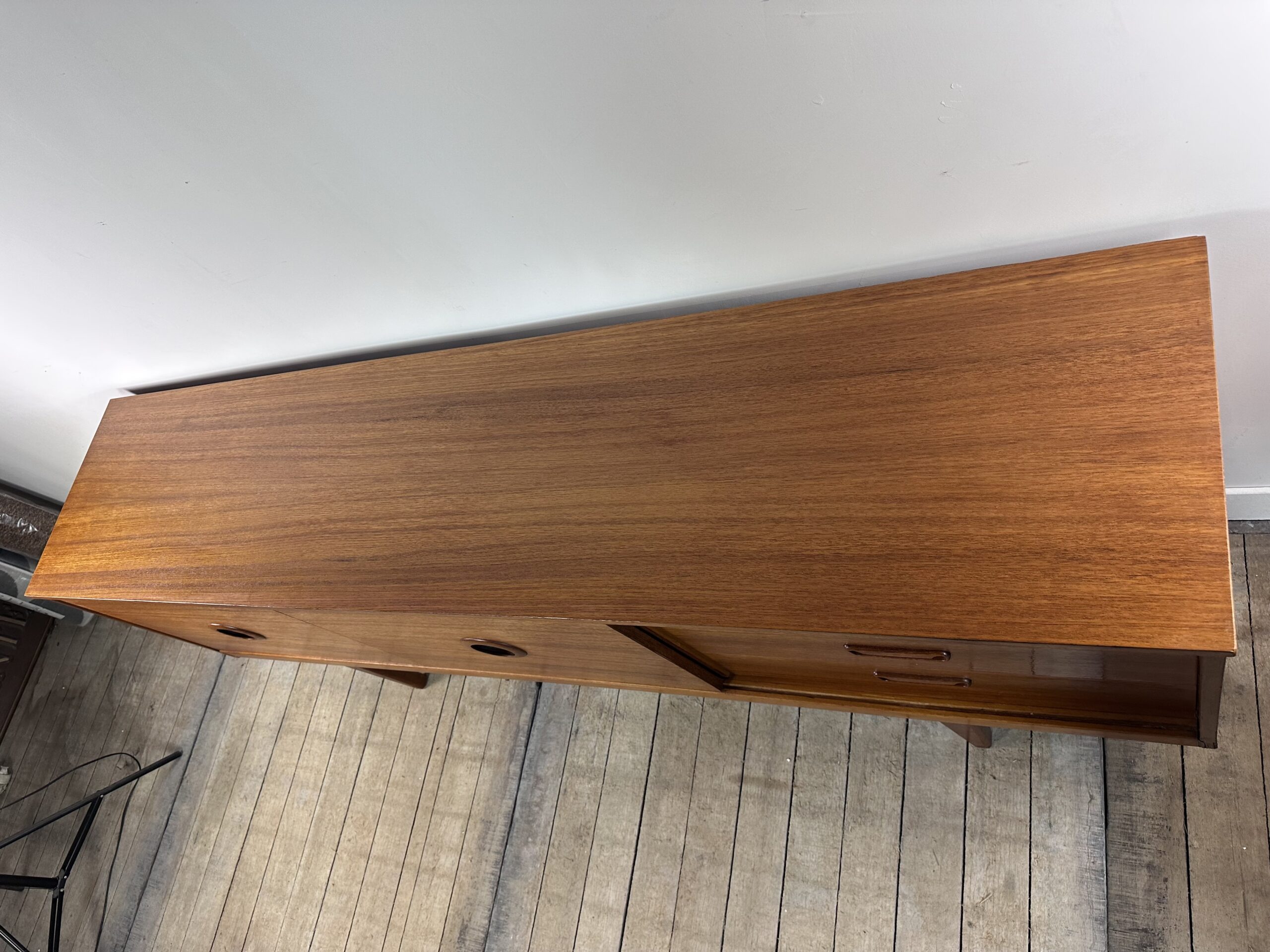 Enfilade scandinave en teck 1960 – Image 11