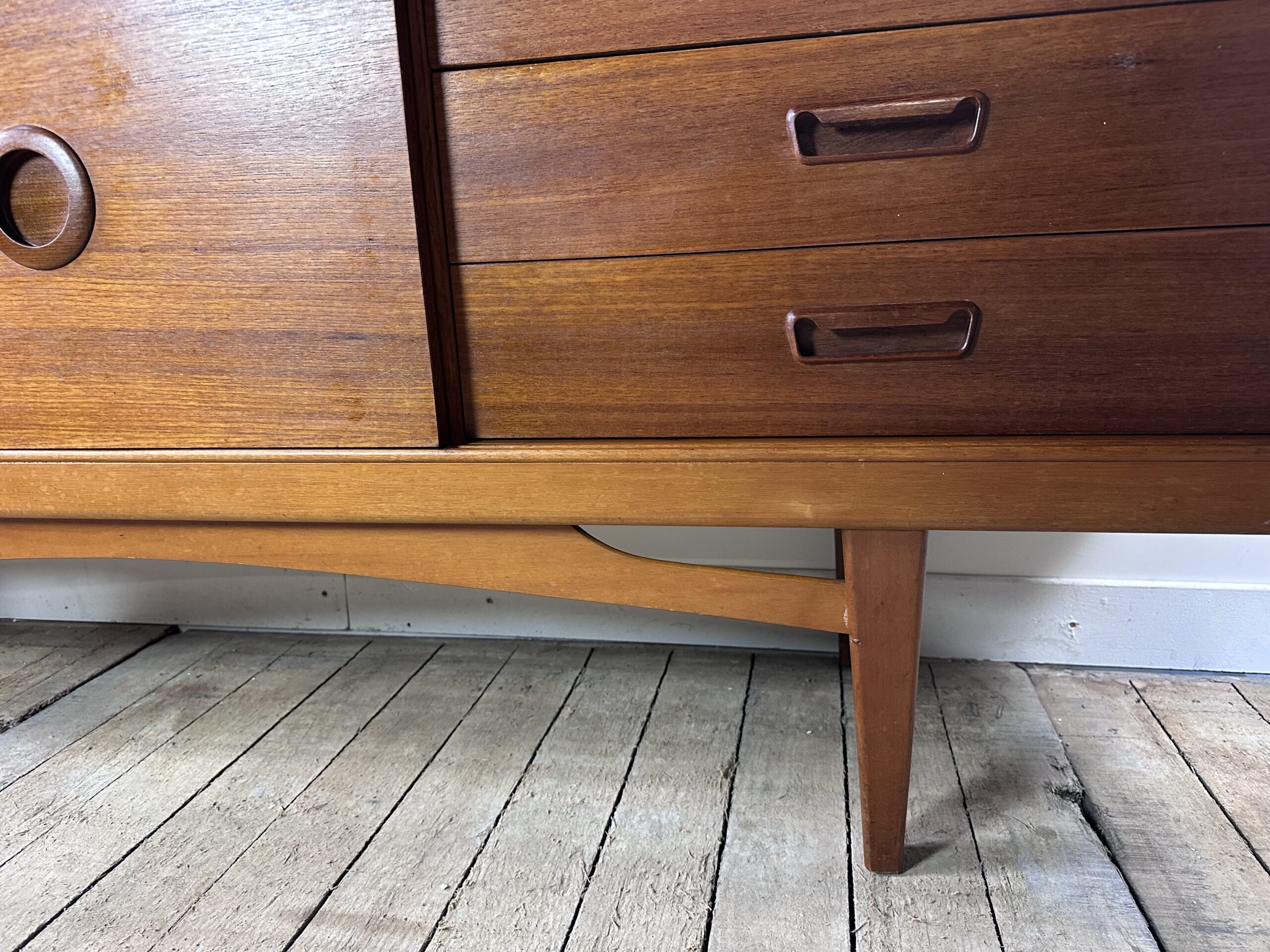 Enfilade scandinave en teck 1960 – Image 10