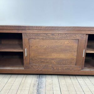 Alternative view of Buffet enfilade en chêne massif 1990'S