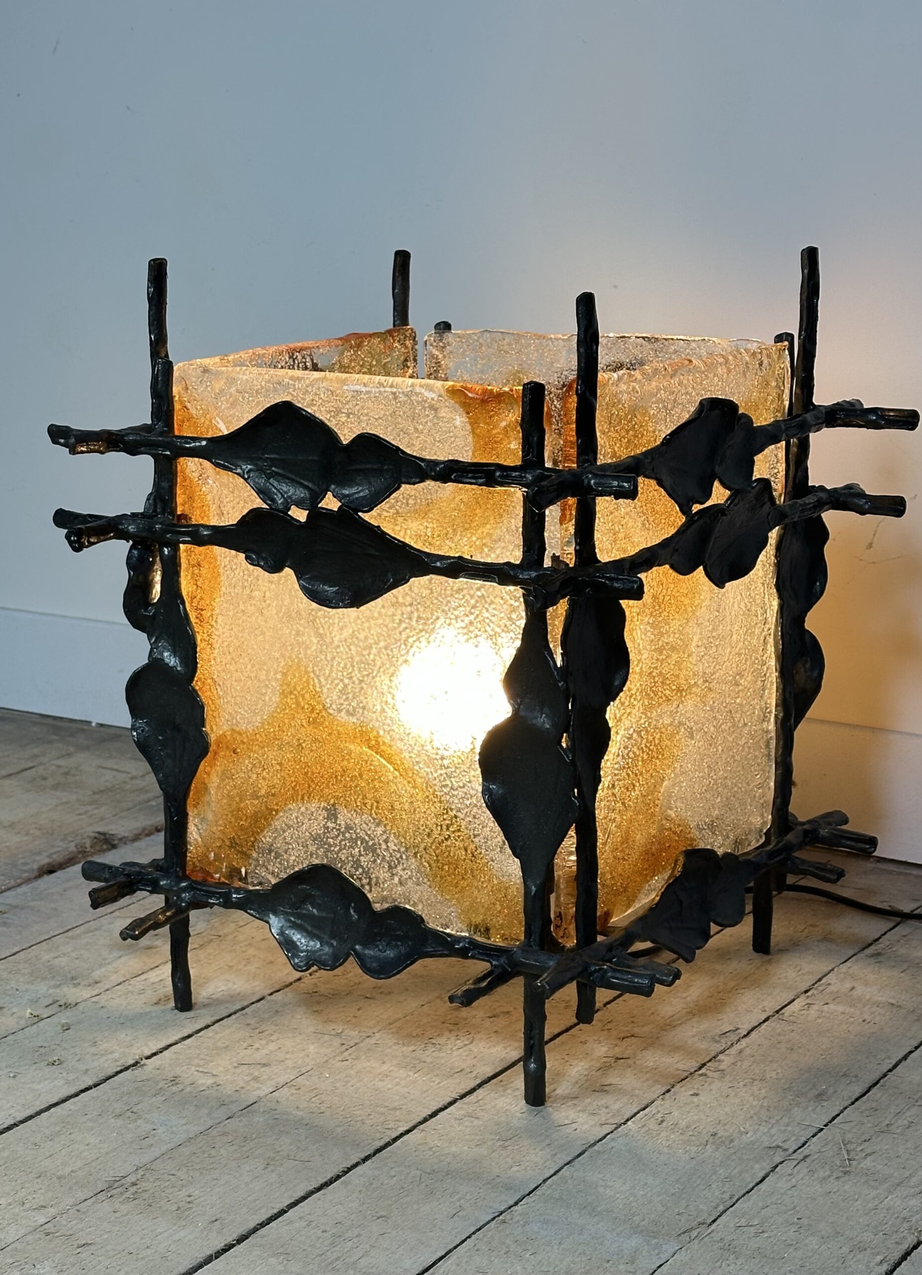 Lampe brutaliste 1960 par Tom Ahlström et Hans Ehrich – Image 13