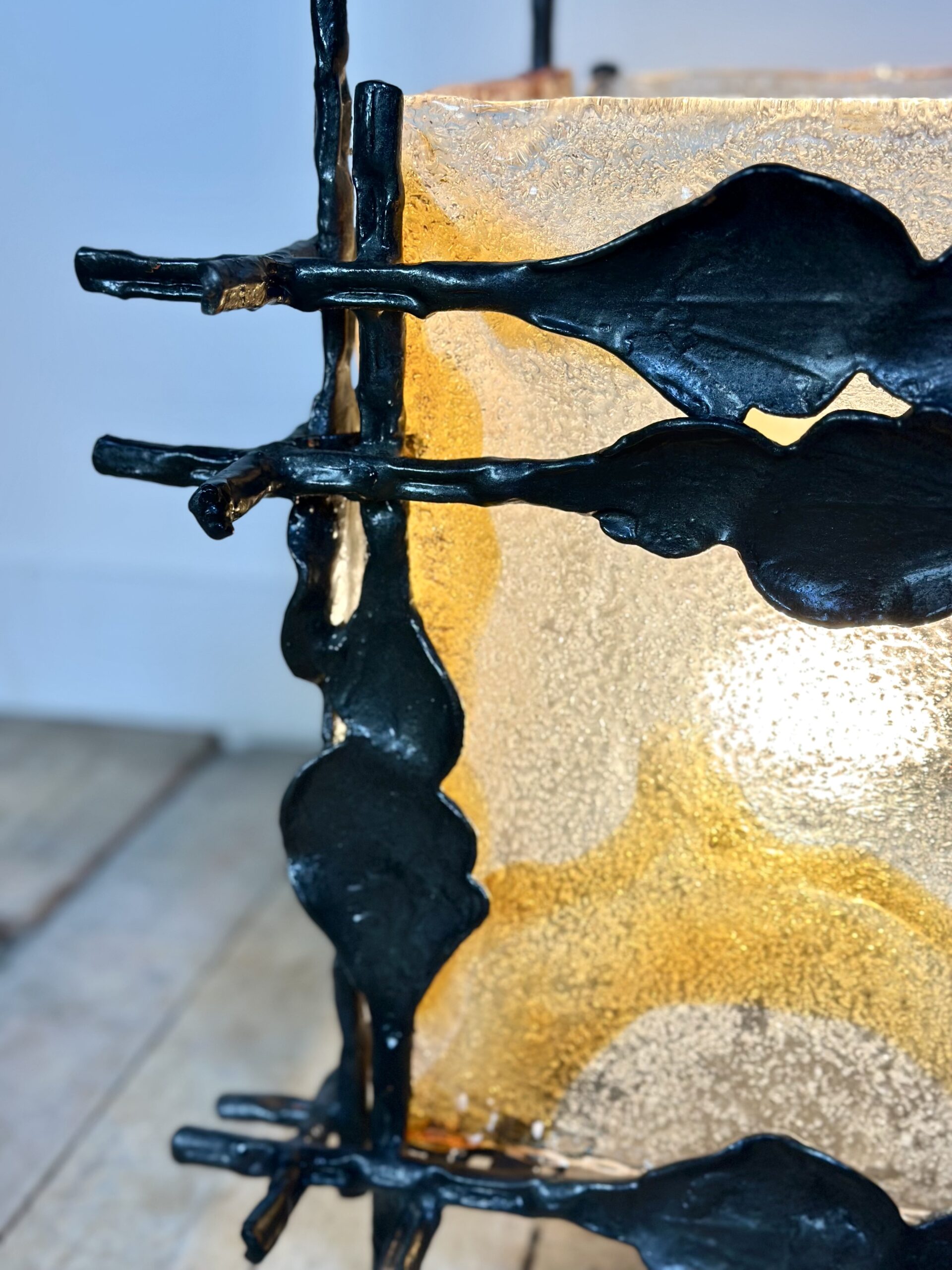 Lampe brutaliste 1960 par Tom Ahlström et Hans Ehrich – Image 8