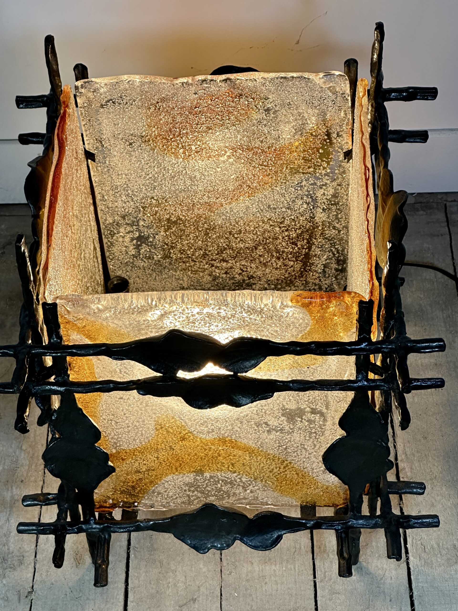 Lampe brutaliste 1960 par Tom Ahlström et Hans Ehrich – Image 7