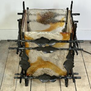 Alternative view of Lampe brutaliste 1960 par Tom Ahlström et Hans Ehrich