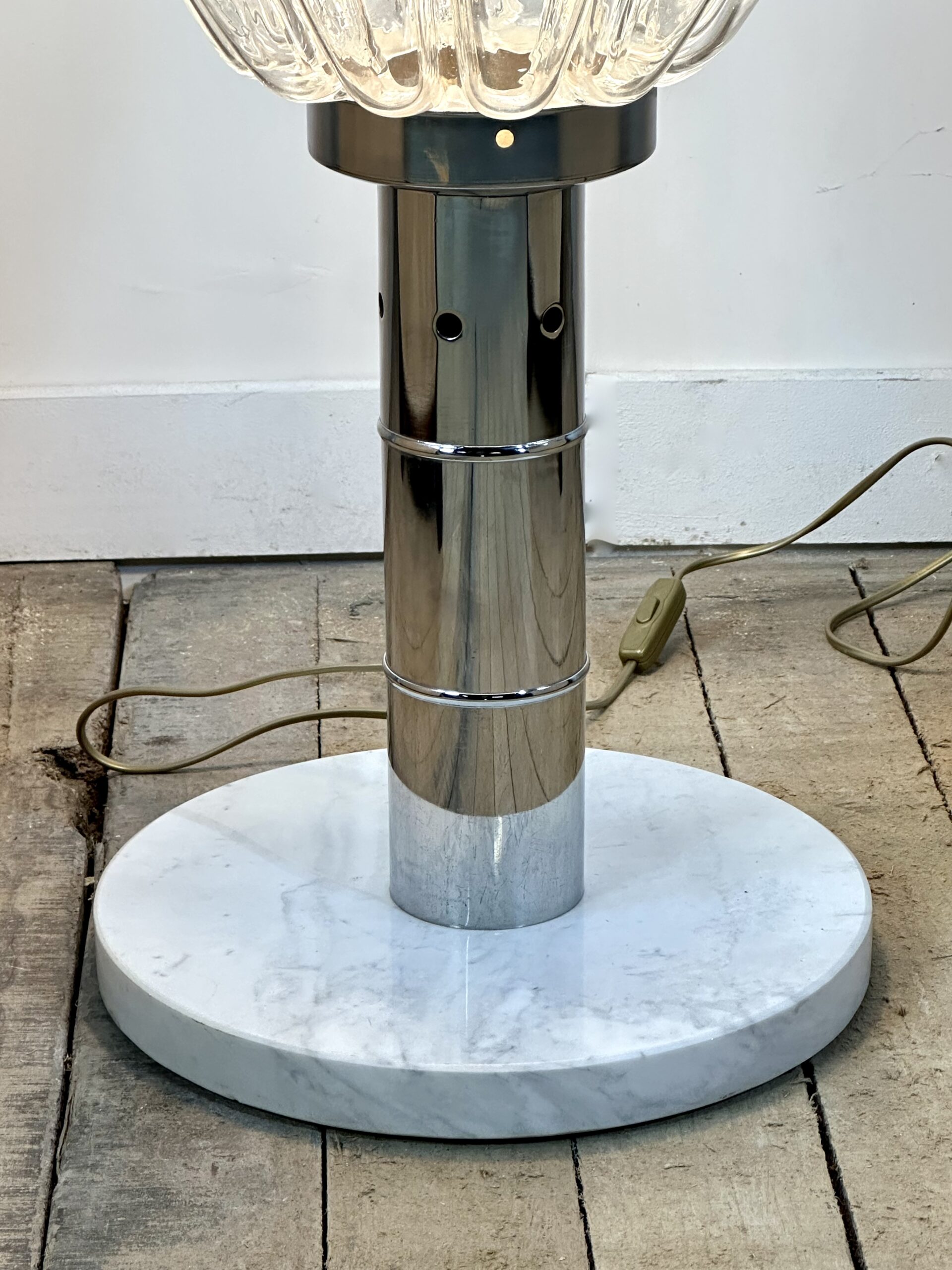 Lampe Diamant en verre murano Italie 1970'S – Image 11