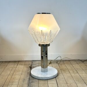 Lampe Diamant en verre murano Italie 1970'S