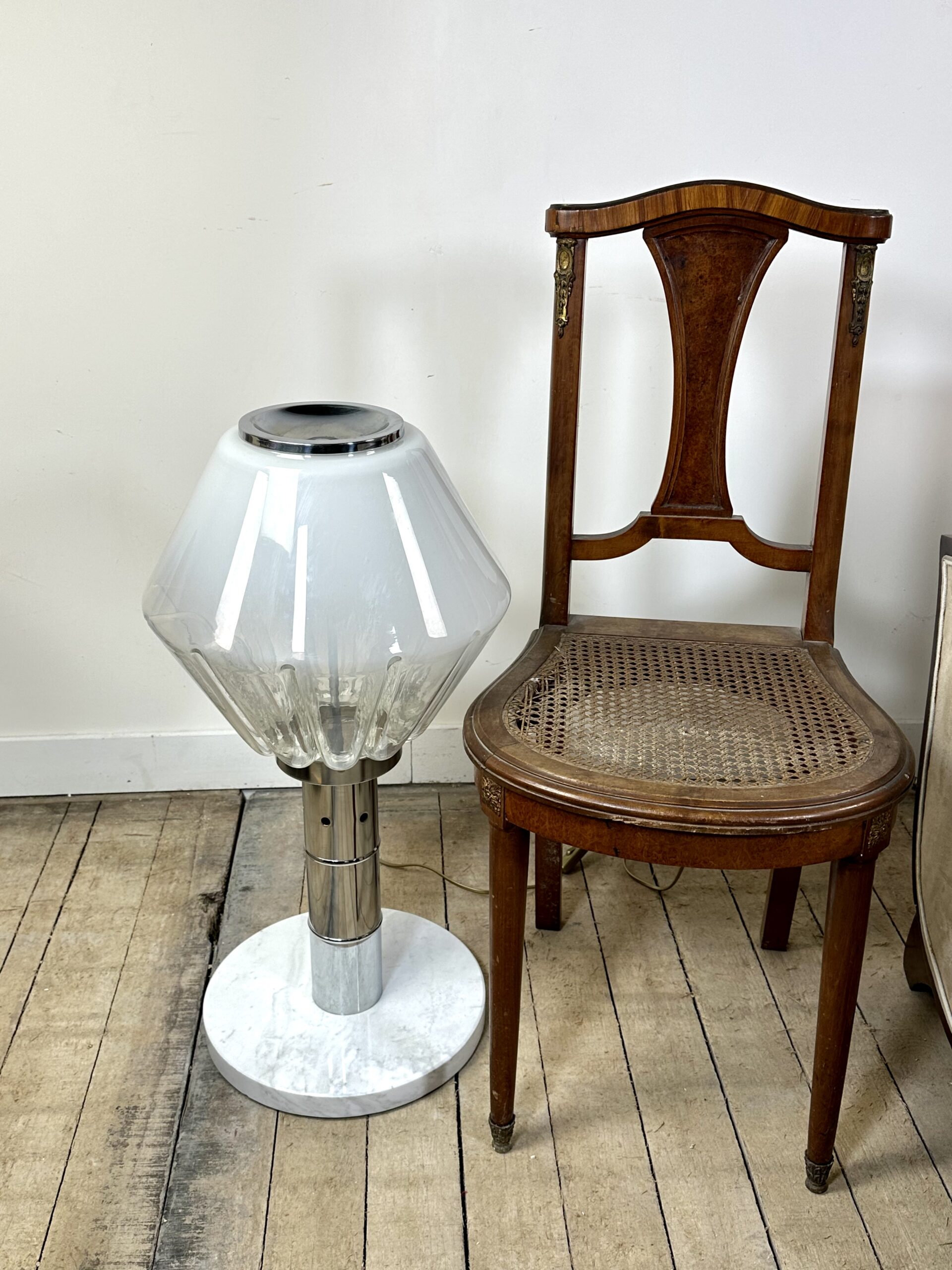 Lampe Diamant en verre murano Italie 1970'S – Image 6