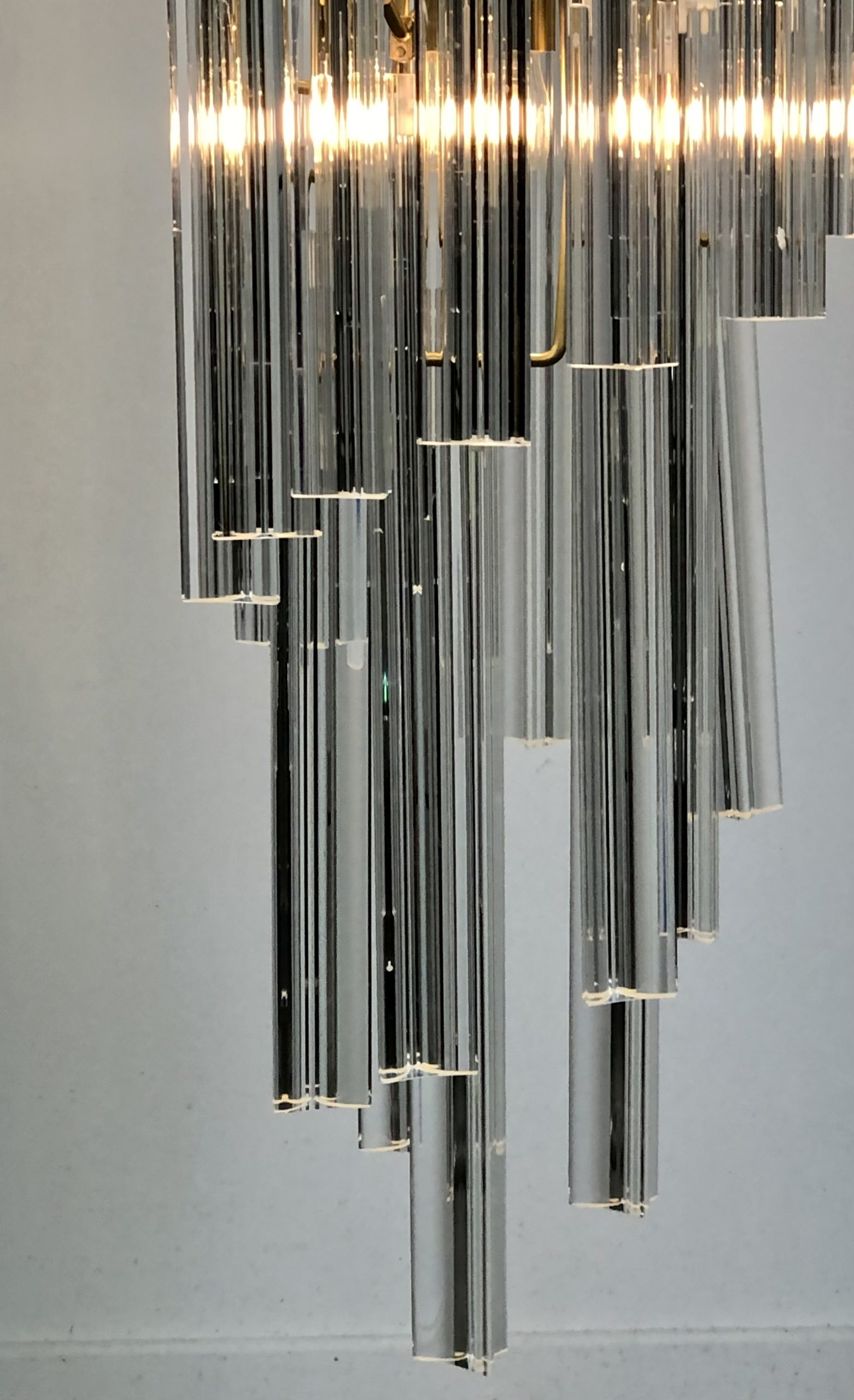 Lustre cascade en verre Murano 1980'S – Image 4