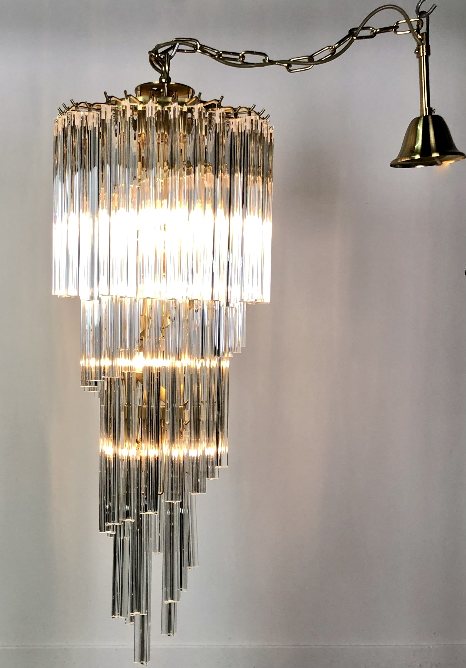 Lustre cascade en verre Murano 1980'S – Image 9