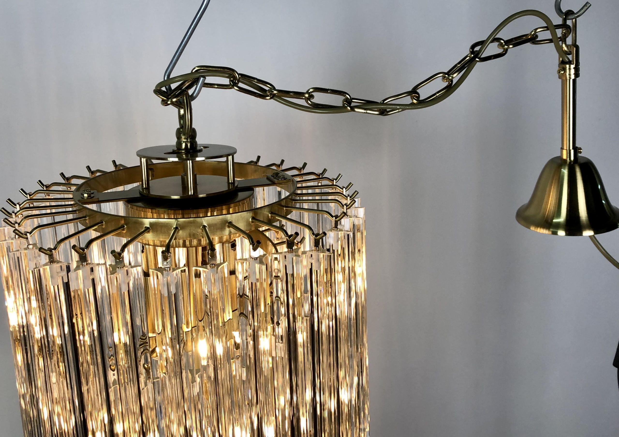 Lustre cascade en verre Murano 1980'S – Image 7