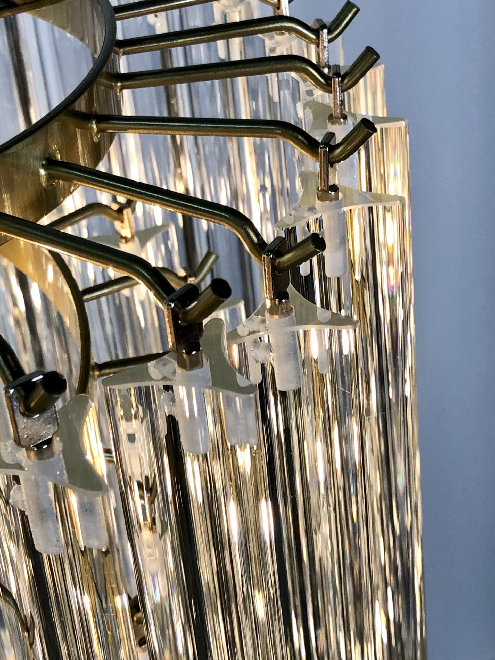 Lustre cascade en verre Murano 1980'S – Image 3