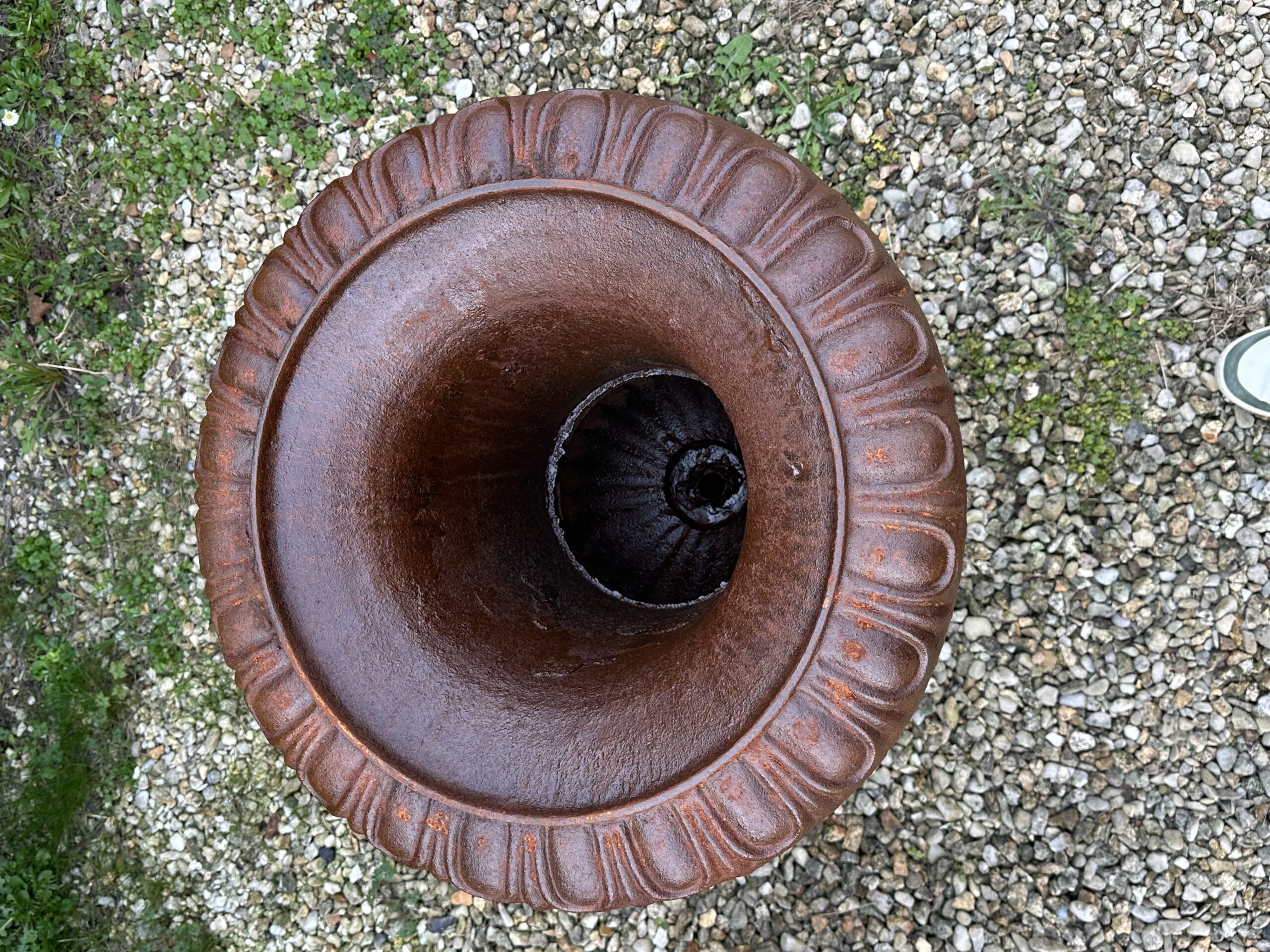 Vasques (la paire) Médicis en fonte Ht 74 cm – Image 7