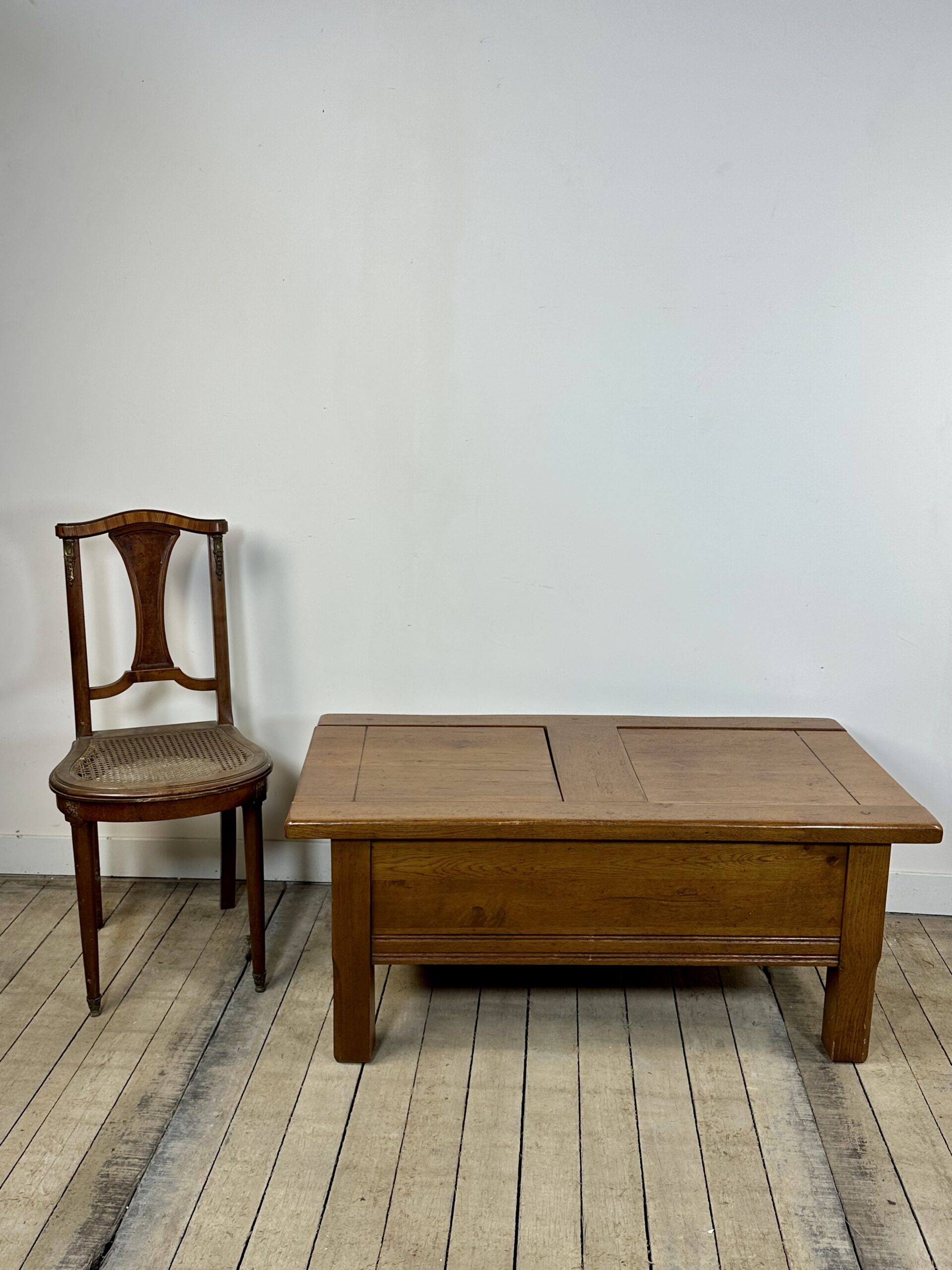 Table basse en chêne massif 1980 – Image 7