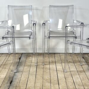 Alternative view of Fauteuils (lot de 4) Driade italien vintage années 80