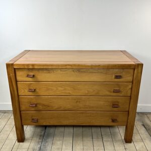 Commode en orme massif Maison REGAIN 1970