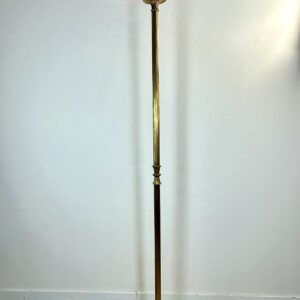 Lampadaire Halogène GAULT Laiton Doré Vintage Années 80