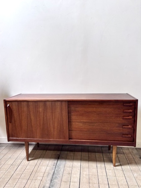 Enfilade scandinave vintage en teck Années 1970 – Image 5