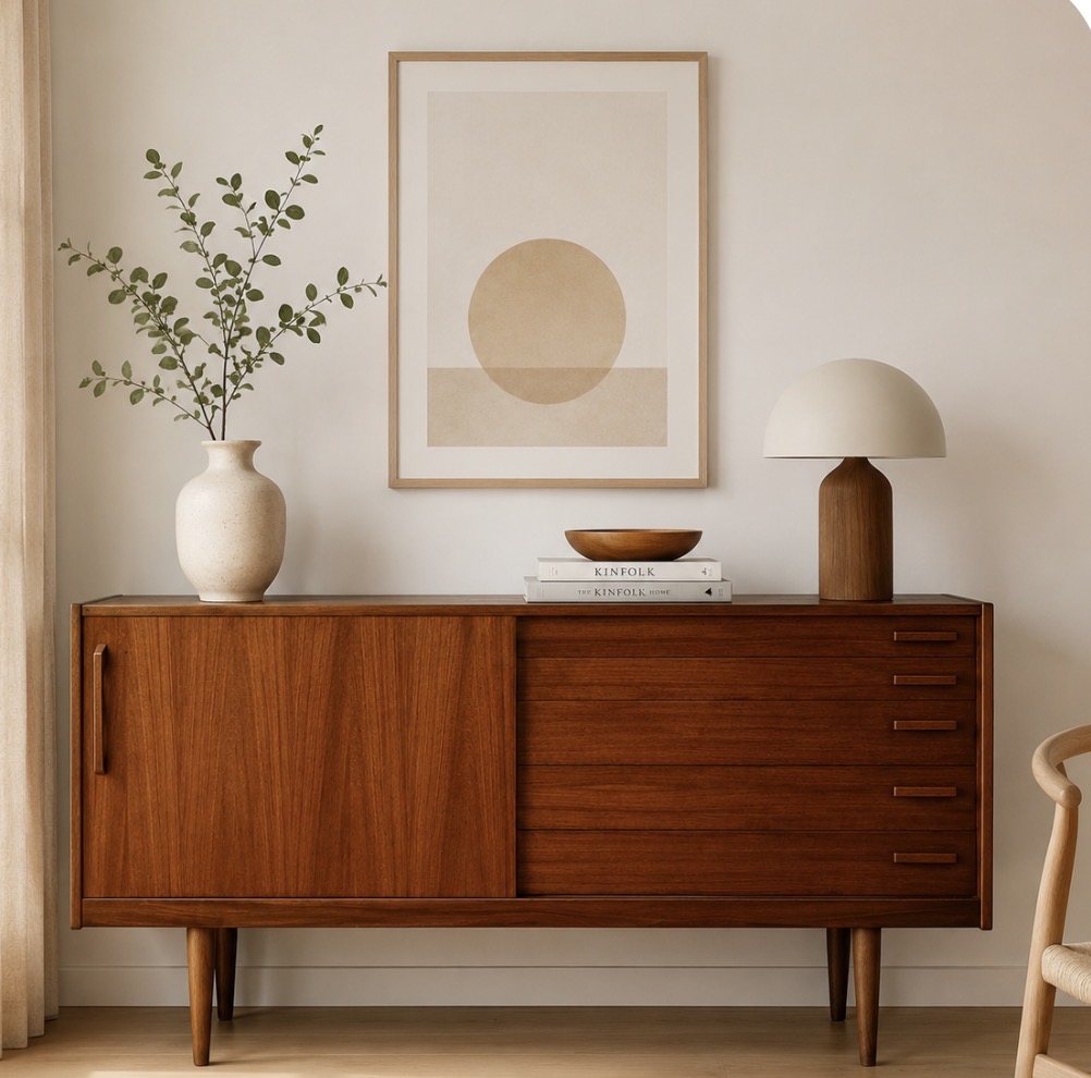 Enfilade scandinave vintage en teck Années 1970 – Image 2