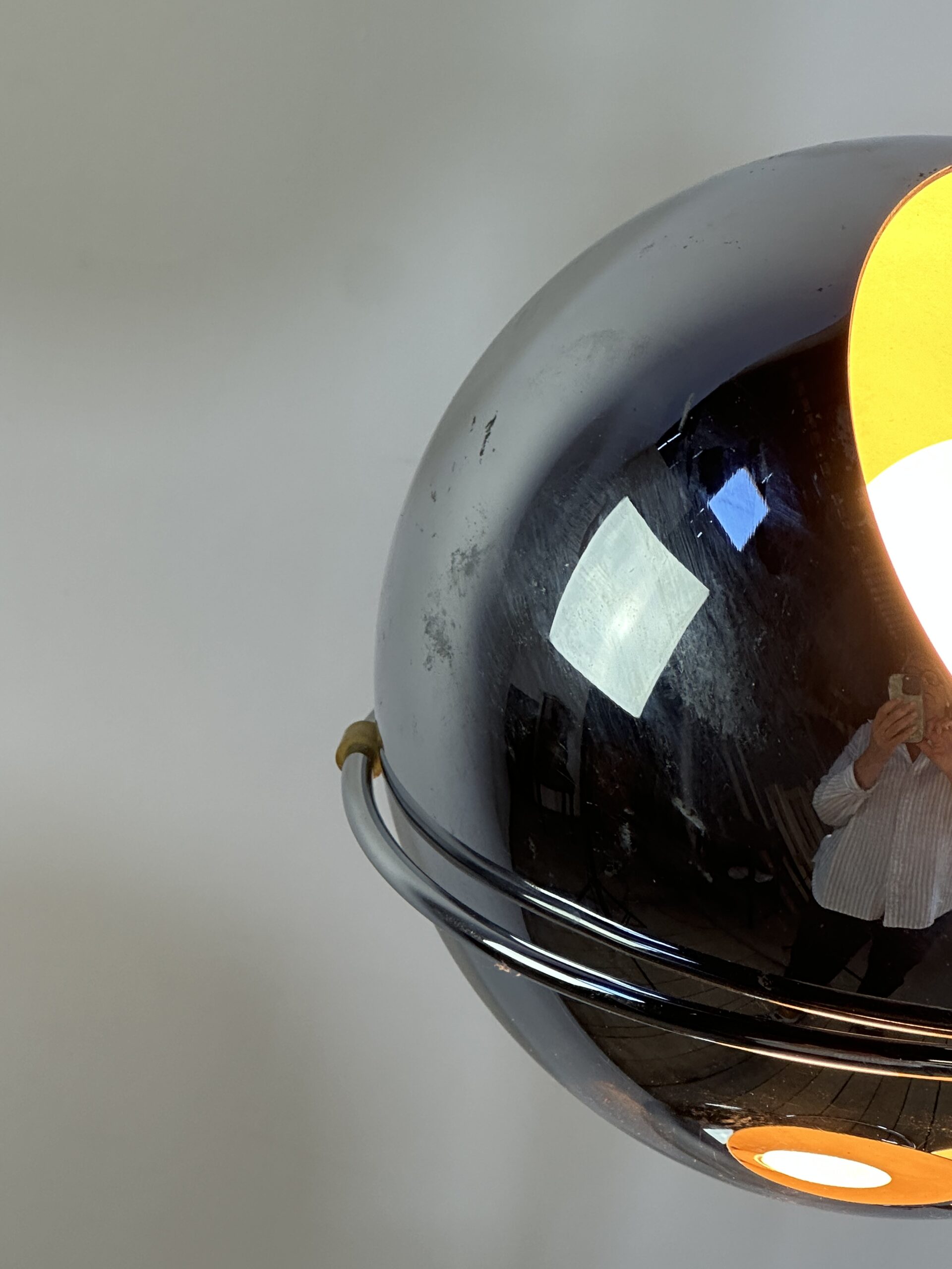 Lampadaire Vintage Space Age "Eyeball" 3 Globes Chromés 1970'S – Image 9