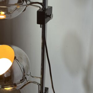 Lampadaire Vintage Space Age "Eyeball" 3 Globes Chromés 1970'S – Image 8