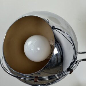 Lampadaire Vintage Space Age "Eyeball" 3 Globes Chromés 1970'S – Image 10