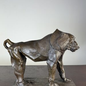Alternative view of Bronze "Babouin" signé Bubian dans le goût de Rembrandt Bugatti Années 2000