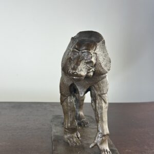 Bronze "Babouin" signé Bubian dans le goût de Rembrandt Bugatti Années 2000 – Image 4