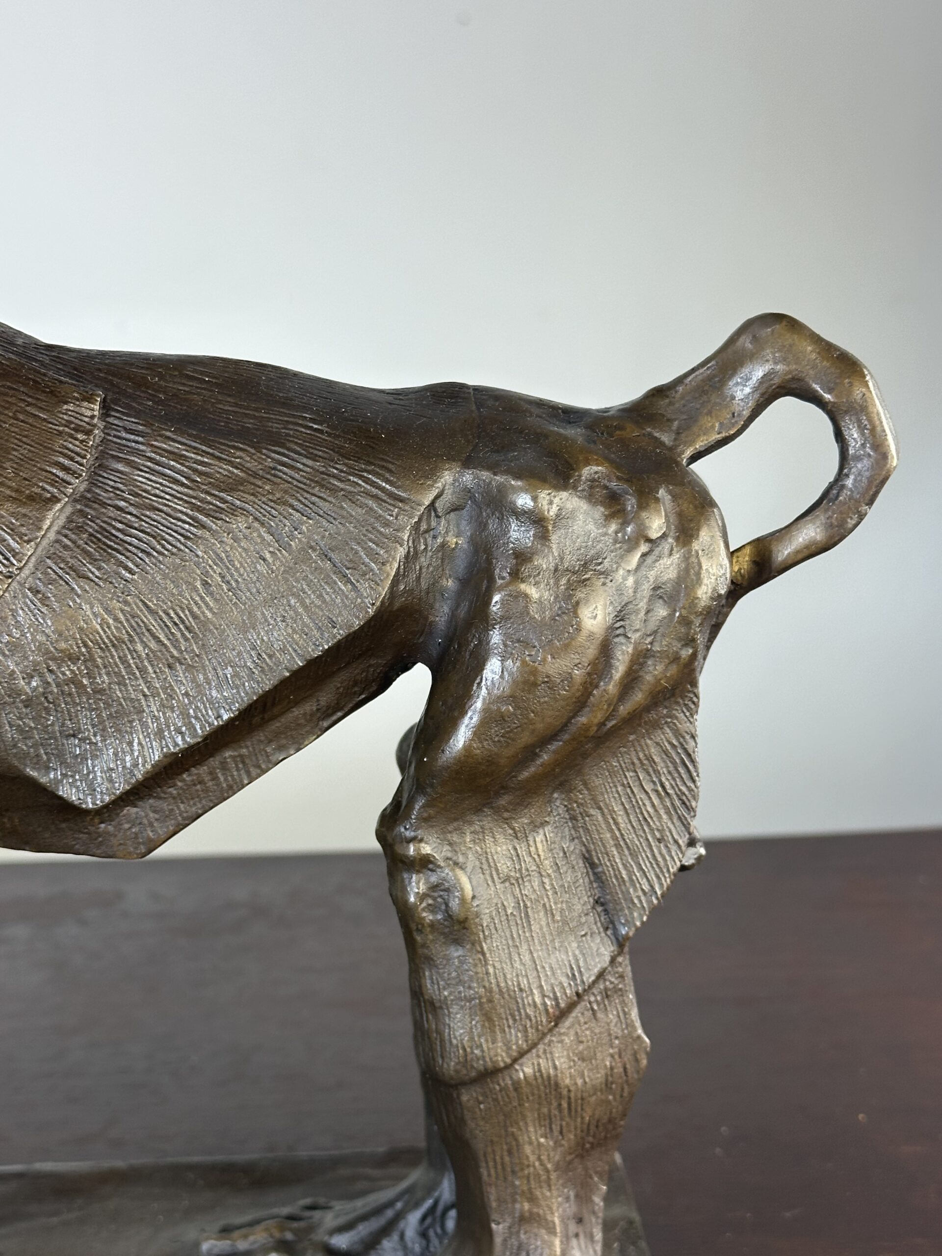 Bronze "Babouin" signé Bubian dans le goût de Rembrandt Bugatti Années 2000 – Image 11