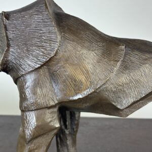 Bronze "Babouin" signé Bubian dans le goût de Rembrandt Bugatti Années 2000 – Image 6