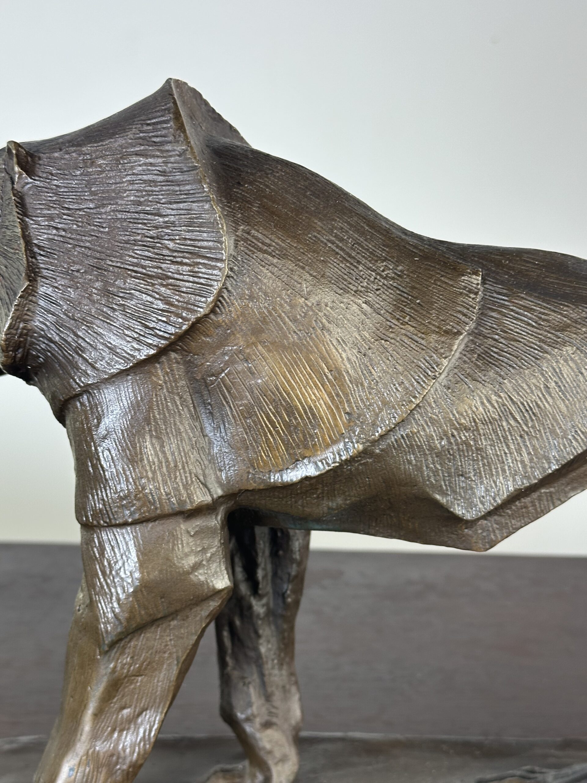 Bronze "Babouin" signé Bubian dans le goût de Rembrandt Bugatti Années 2000 – Image 6