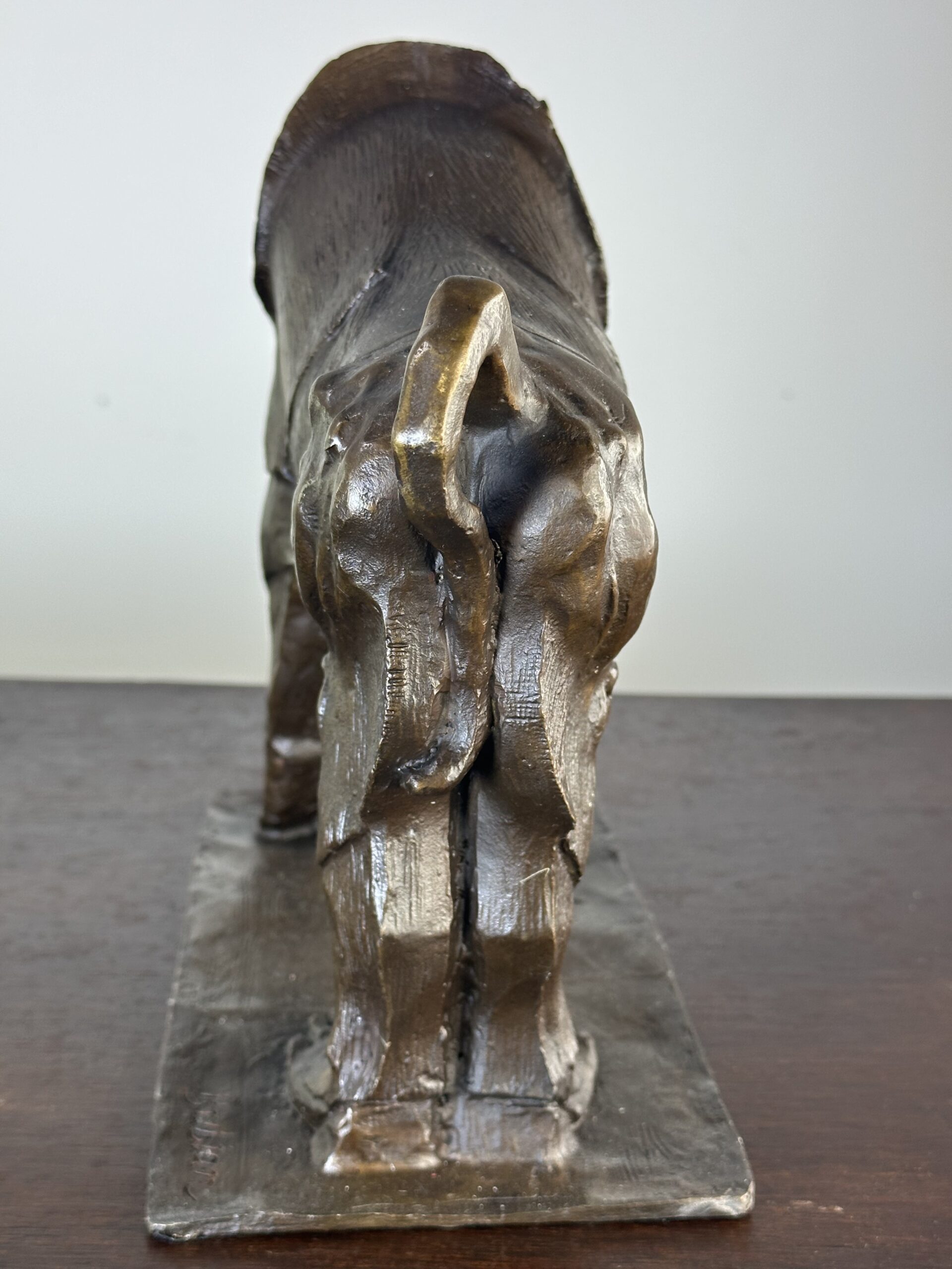 Bronze "Babouin" signé Bubian dans le goût de Rembrandt Bugatti Années 2000 – Image 7