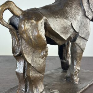 Bronze "Babouin" signé Bubian dans le goût de Rembrandt Bugatti Années 2000 – Image 8