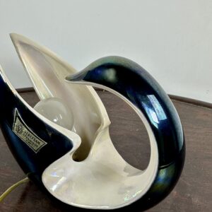 Lampe d'ambiance / veilleuse en forme de cygne maison VERCERAM 1950 – Image 6