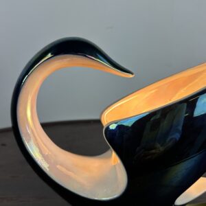 Lampe d'ambiance / veilleuse en forme de cygne maison VERCERAM 1950 – Image 4