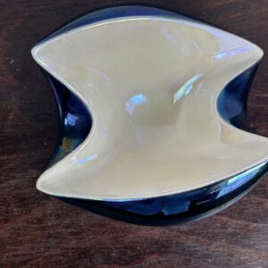 Vide-poche ou cendrier en céramique émaillée irisée, vintage 1950 – Image 3