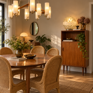 Alternative view of Lustre scandinave Östen Kristiansson pour Luxus Suède – 10 lumières – 1960'S