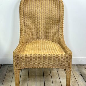 Chaises (lot de 6) vintage 1970 en rotin blond – Image 8