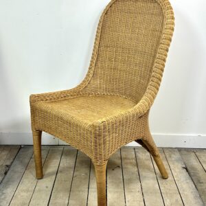 Chaises (lot de 6) vintage 1970 en rotin blond – Image 5