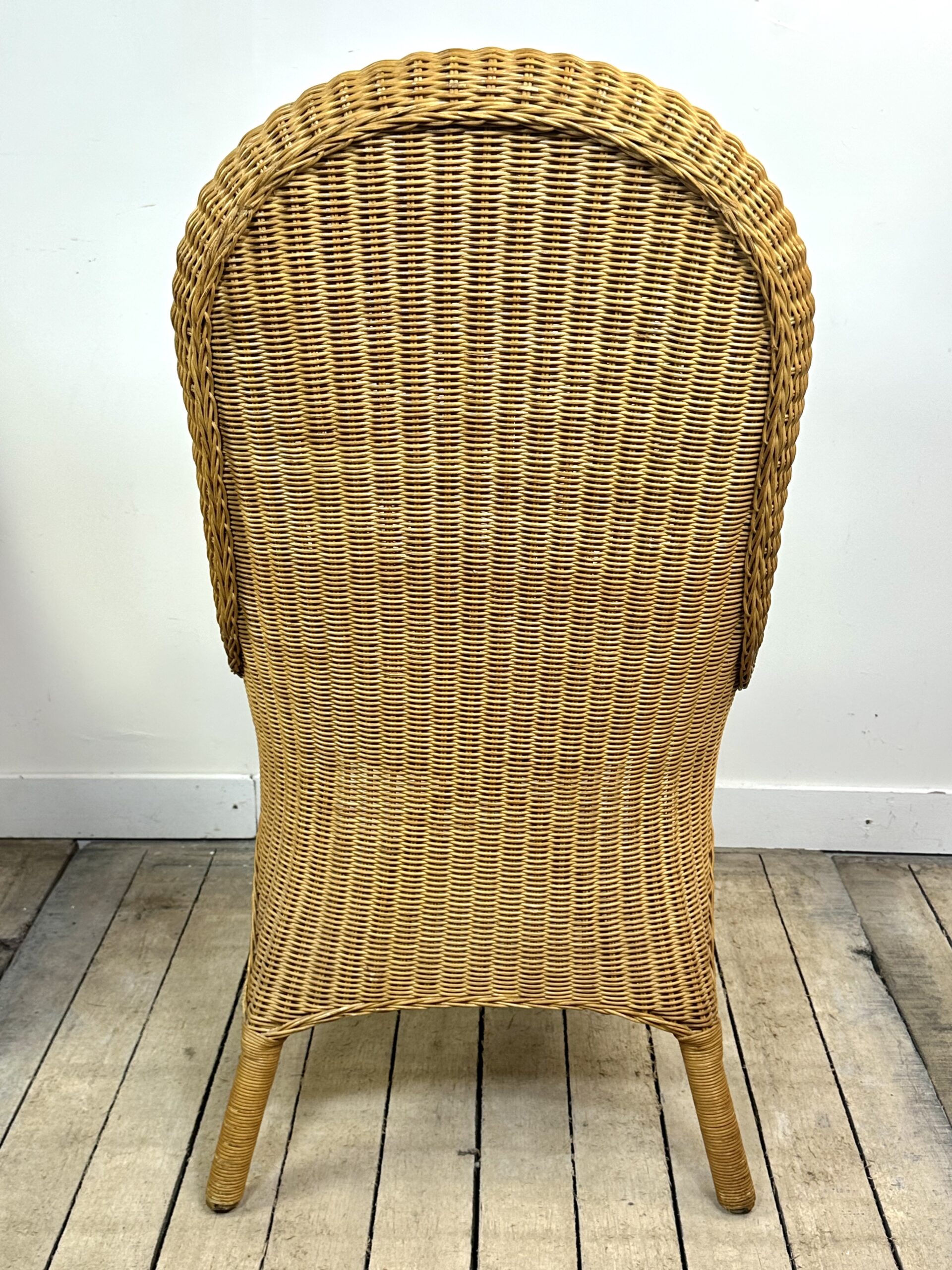 Chaises (lot de 6) vintage 1970 en rotin blond – Image 7