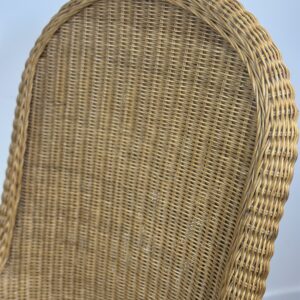 Chaises (lot de 6) vintage 1970 en rotin blond – Image 11