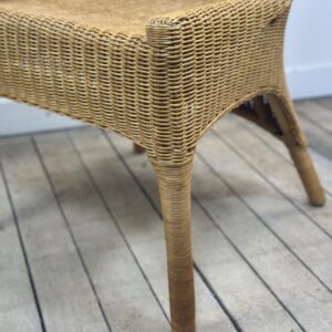 Chaises (lot de 6) vintage 1970 en rotin blond – Image 12