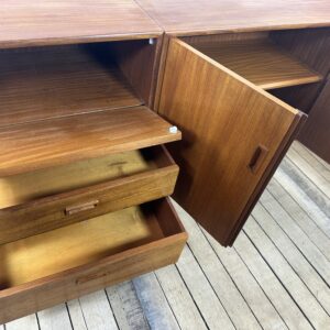 Meuble en teck Kempkes vintage Pays-Bas années 60 – Image 11