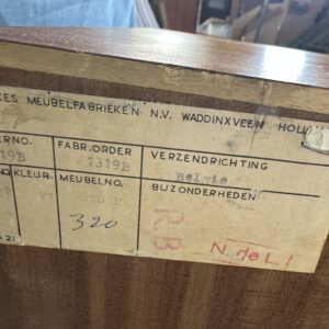 Meuble en teck Kempkes vintage Pays-Bas années 60 – Image 9