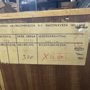 Meuble en teck Kempkes vintage Pays-Bas années 60 – Image 8
